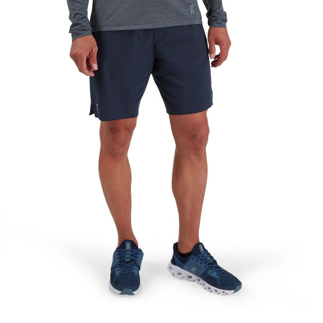 On Cloud - pantaloni scurti pentru barbati Hybrid Shorts - albastru inchis