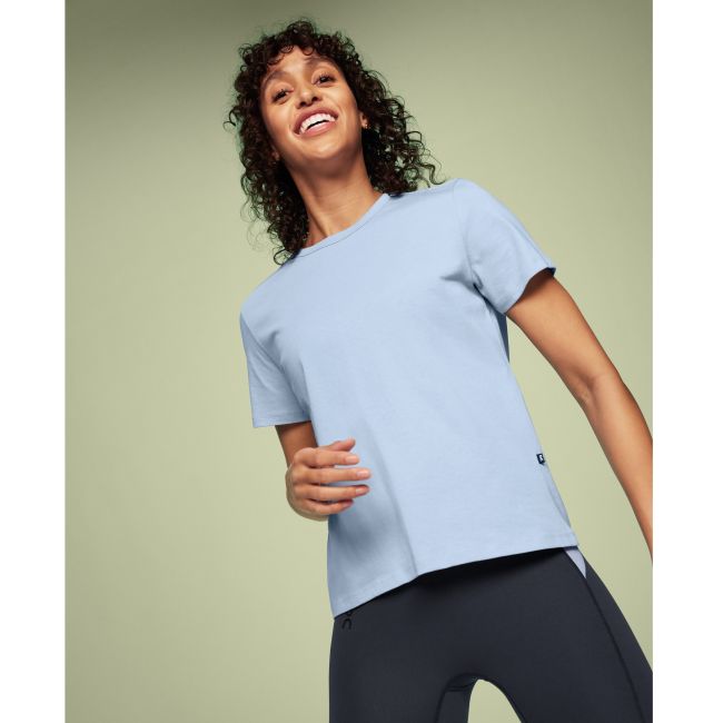 On Cloud - tricou sport bumbac maneca scurta pentru femei On-T shirt - albastru deschis