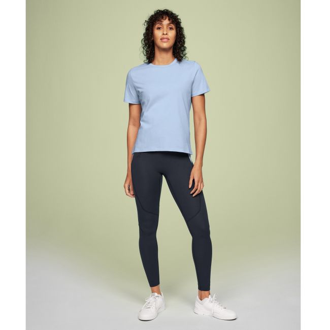 On Cloud - tricou sport bumbac maneca scurta pentru femei On-T shirt - albastru deschis