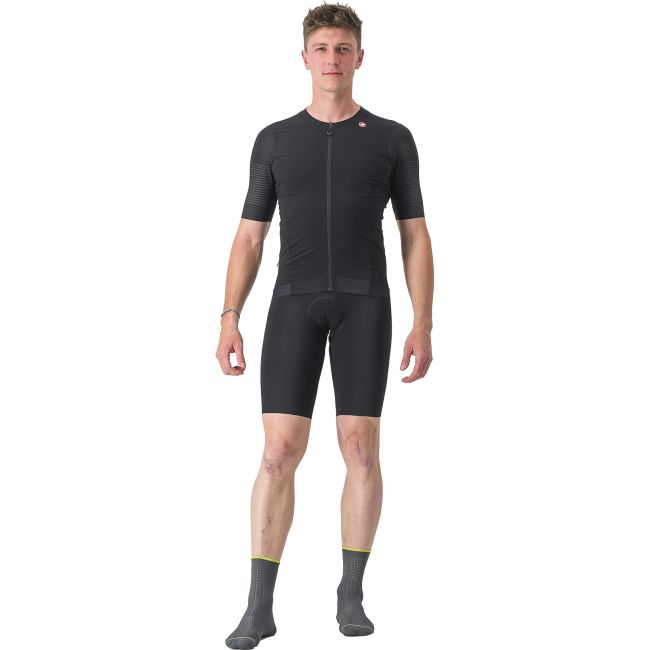 Castelli - tricou ciclism barbati, maneca scurta Premio jersey - negru