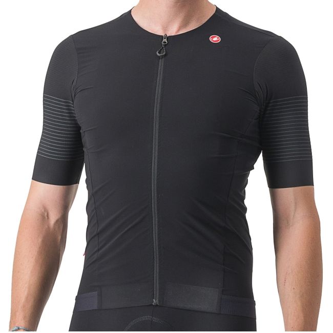Castelli - tricou ciclism barbati, maneca scurta Premio jersey - negru