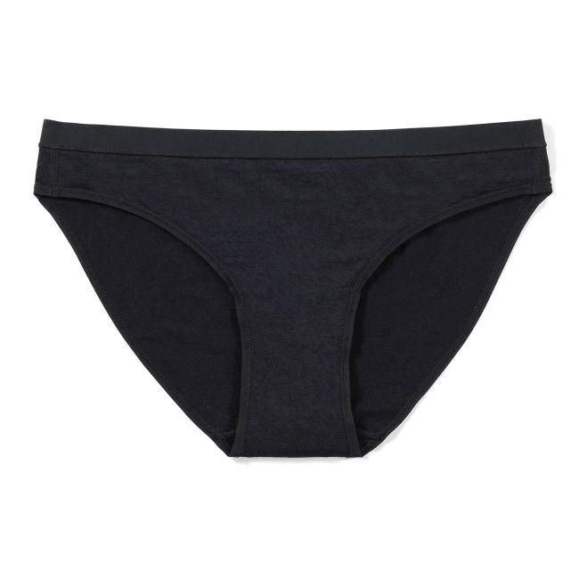 Smartwool - slip femei Merino Lace W Bikini Boxed - negru