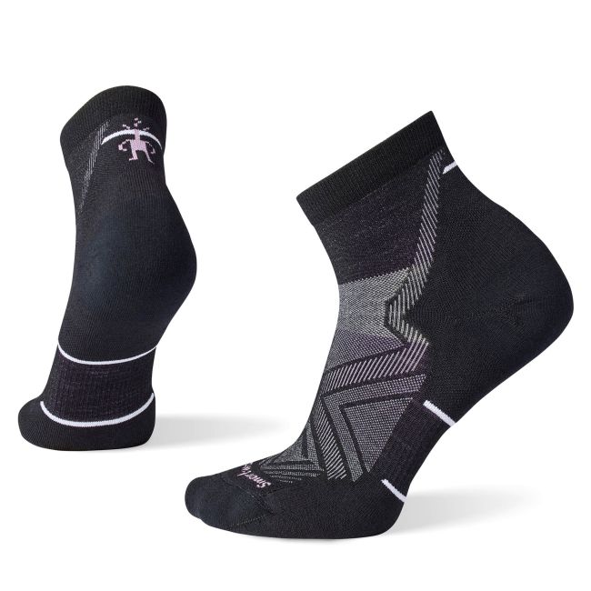 Șosete Merino alergare Smartwool Run - negru | Ankle | Targeted Cushion