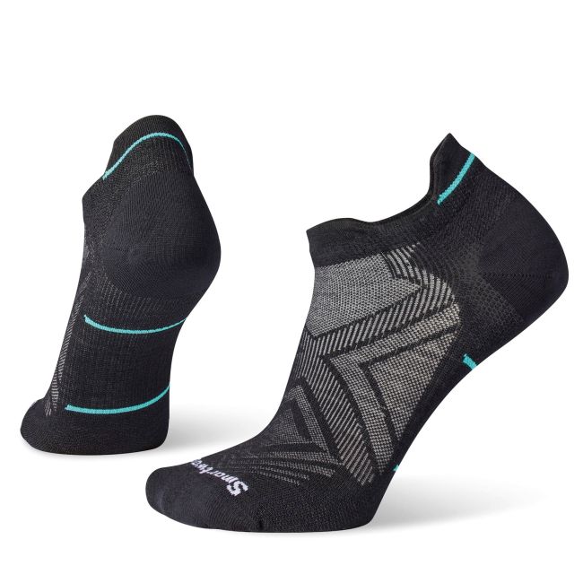 Șosete Merino alergare Smartwool Run - negru | Low Ankle | Zero Cushion