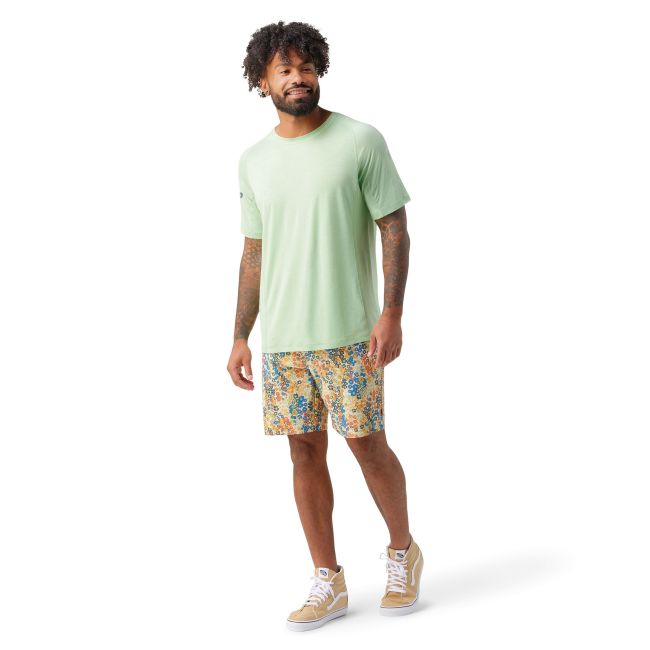 Smartwool - tricou sport barbati maneca scurta Active Ultralite Short Sleeve tee - verde deschis fistic