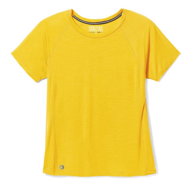 Smartwool - tricou sport femei maneca scurta Active Ultralite Short Sleeve W shirt - galben miere