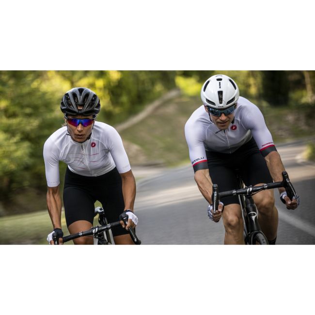 Castelli - pantaloni scurti pentru ciclism cu bretele pentru femei Premio Bibshort - negru