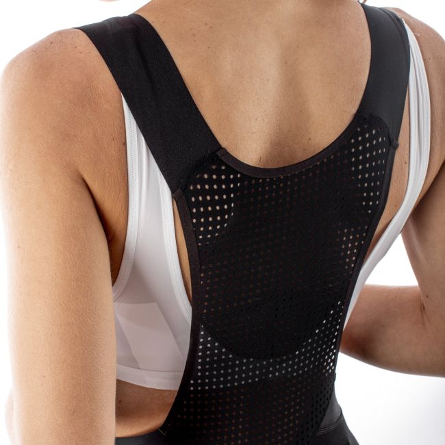 Castelli - pantaloni scurti pentru ciclism cu bretele pentru femei Premio Bibshort - negru