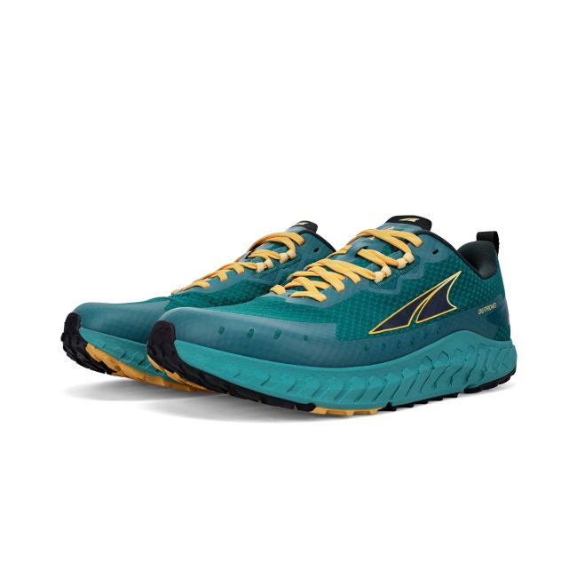 Altra - pantofi trail - Outroad - albastru-galben