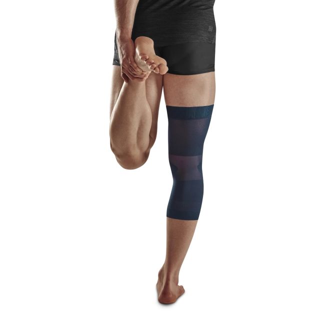 CEP - Genunchiera orto pentru compresie si protectie genunchi Light Support Compression Knee Sleeve - albastru inchis