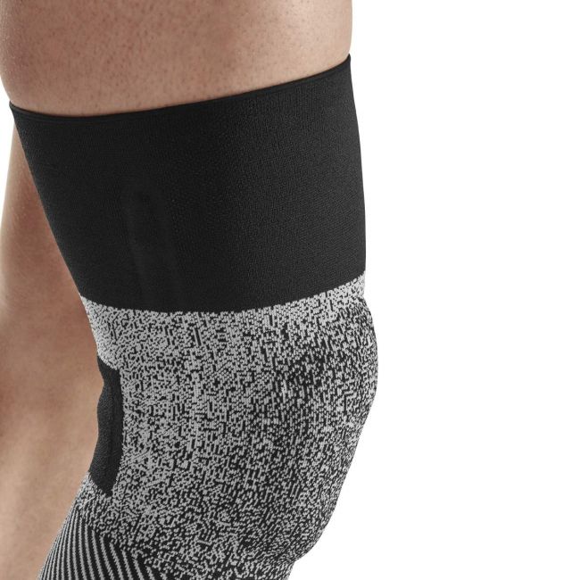 CEP - Genunchiera orto pentru compresie si protectie genunchi Max Support Compression Knee Sleeve - negru gri