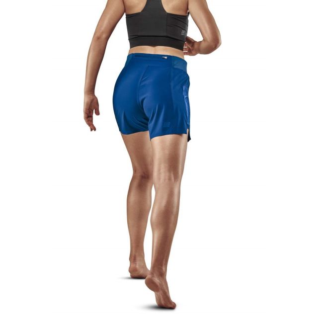 CEP - Pantaloni scurti alergare pentru femei Run Loose Fit women Shorts - albastru