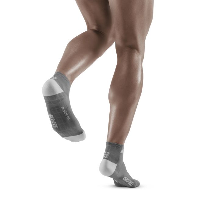 CEP - sosete compresie scurte - UltraLight low-cut Socks - Grey I Light Grey