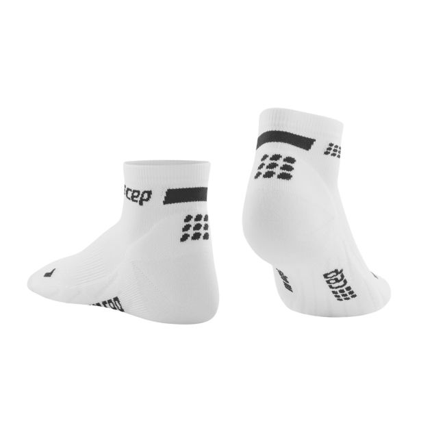 CEP - sosete compresie scurte barbati The Run Socks Low Cut - alb negru