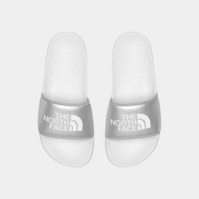 The North Face - slapi Base Camp Slides III W pentru femei - argintiu-metalic-alb