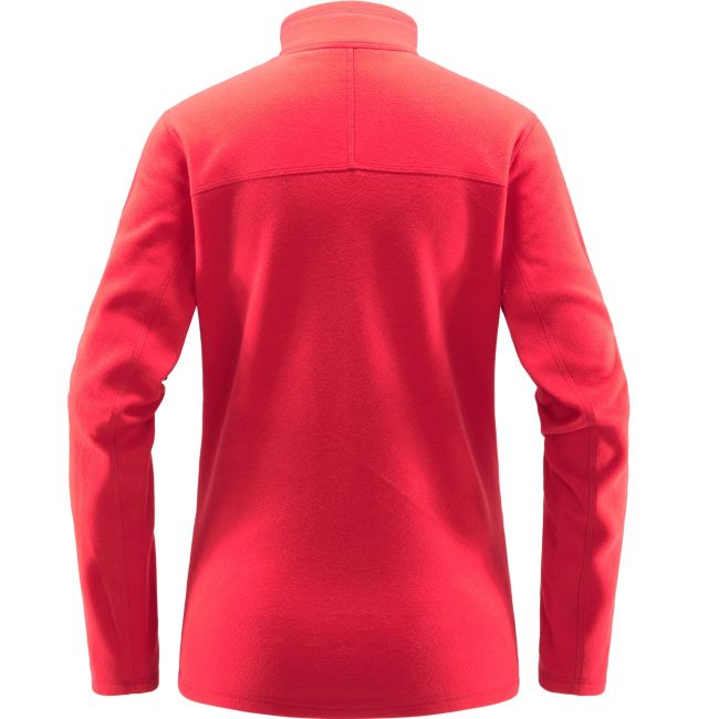 Haglofs - Jacheta subtire fleece femei Buteo Mid - rosu aprins
