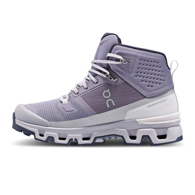 On Cloudrock 2 Waterproof - ghete sport pentru femei - mov deschis gri Shark | Fade