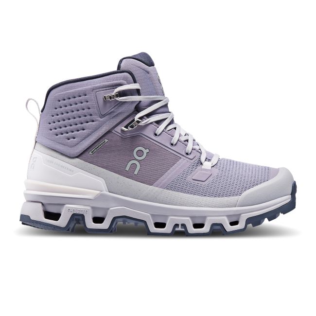 On Cloudrock 2 Waterproof - ghete sport pentru femei - mov deschis gri Shark | Fade