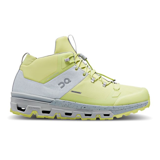 On Cloudtrax Waterproof - ghete sport pentru femei - galben deschis zest gri glaciar