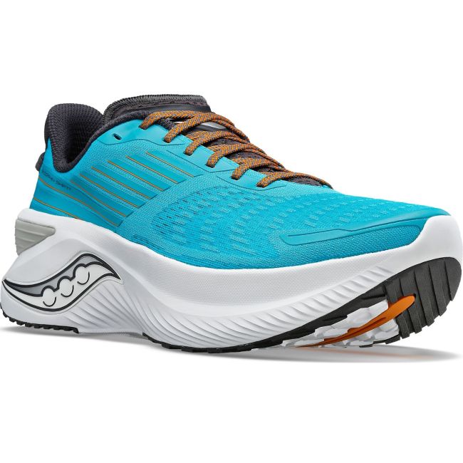 Saucony - pantofi alergare pentru barbati Endorphin Shift 3 - albastru Agave alb negru bazalt