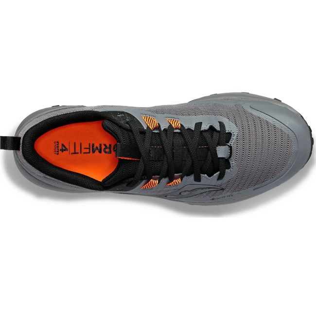 Saucony - pantofi alergare pentru barbati Peregrine 13 GTX - gri Gravel negru