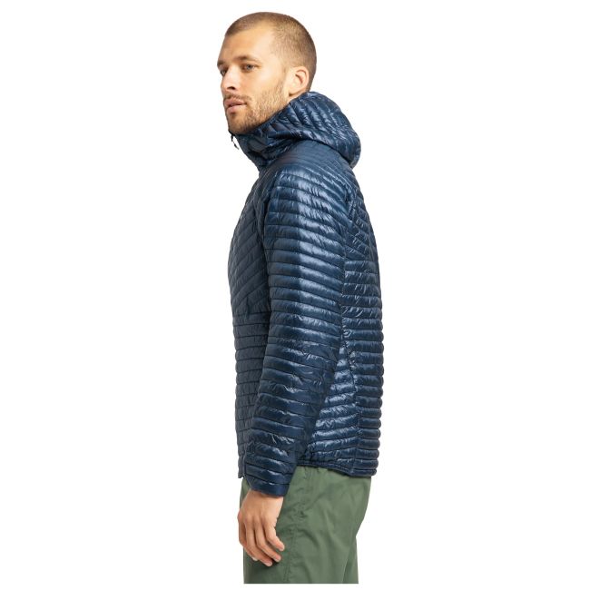 Haglofs - Jacheta iarna barbati L.I.M Mimic Hood - albastru inchis montan