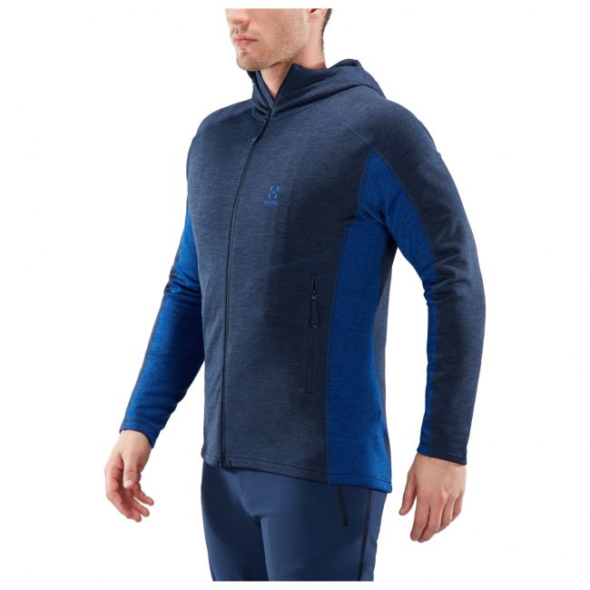 Haglofs - Jacheta subtire barbati Heron Hood - albastru furtuna