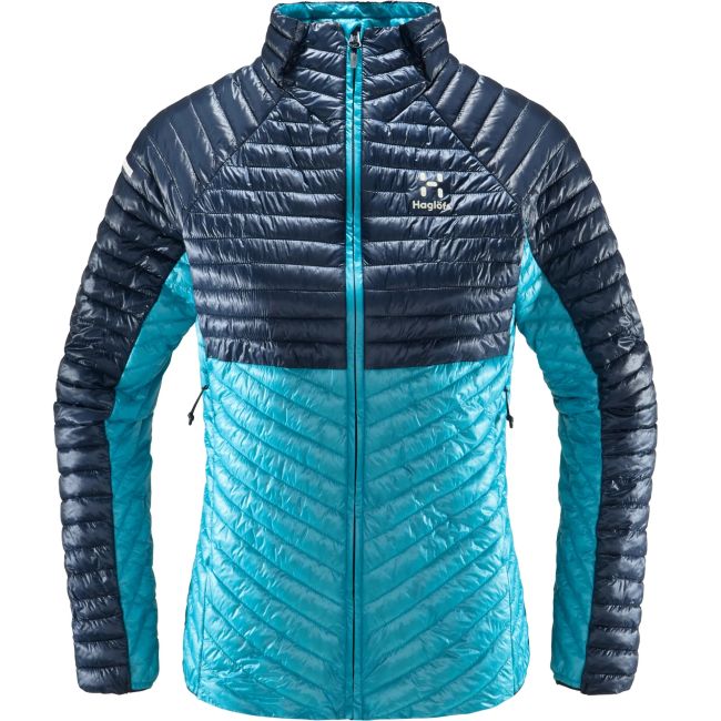 Haglofs - Jacheta vreme rece femei L.I.M Mimic - albastru deschis maui albastru inchis montan