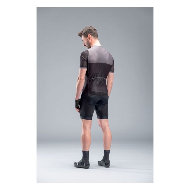 Northwave - tricou ciclism mânecă scurtă pentru bărbați Storm Air Jersey - gri închis galben fluo