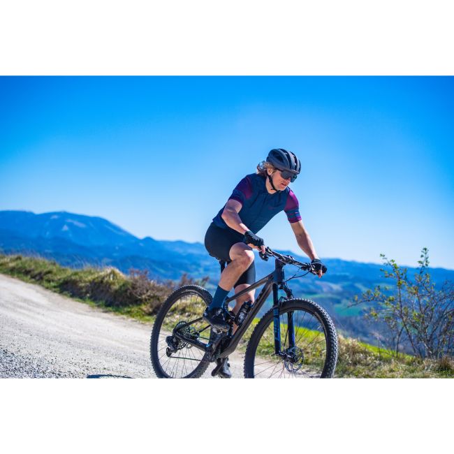 Northwave - tricou ciclism mânecă scurtă pentru bărbați Storm Air Jersey - gri închis galben fluo