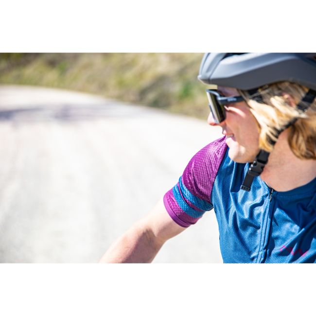 Northwave - tricou ciclism mânecă scurtă pentru bărbați Storm Air Jersey - gri închis galben fluo