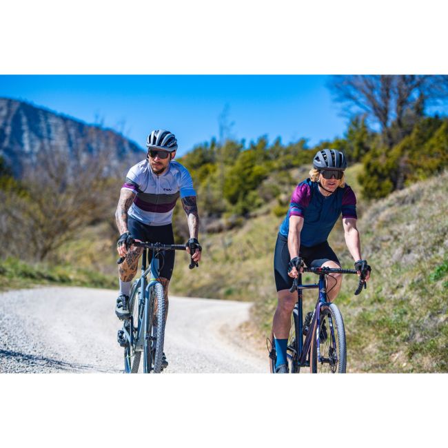 Northwave - tricou ciclism mânecă scurtă pentru bărbați Storm Air Jersey - gri închis galben fluo
