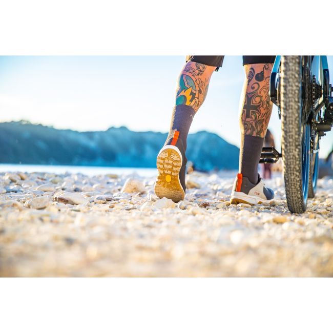 Northwave - pantofi ciclism MTB All Mountain Freeland - gri inchis maro deschis nisip