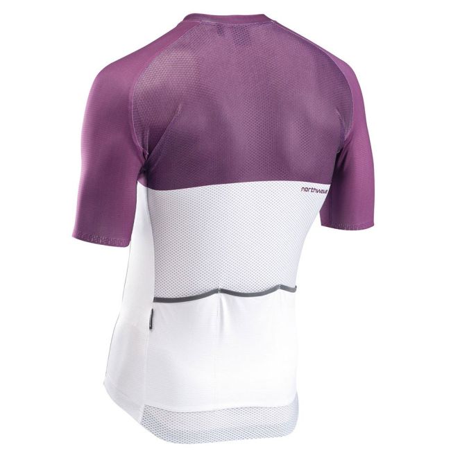 Northwave - tricou ciclism pentru bărbați mânecă scurtă Blade Jersey - gri deschis mov închis