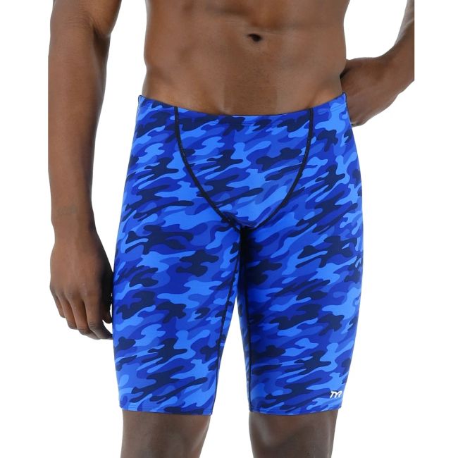 TYR - Jammeri inot barbati Cammo - albastru camuflaj