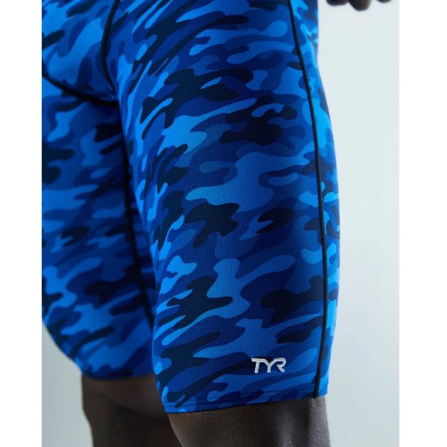 TYR - Jammeri inot barbati Cammo - albastru camuflaj