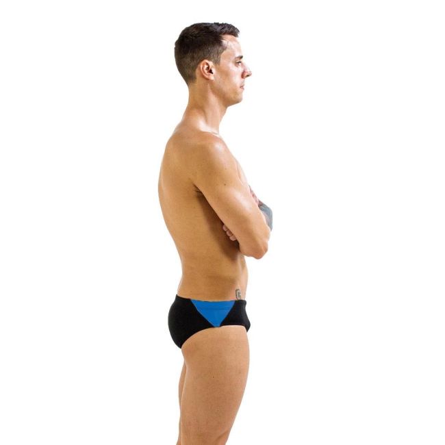 Finis - Slip inot barbati Splice Brief - negru rosu