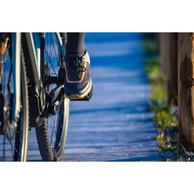 Northwave - pantofi ciclism MTB All Mountain Freeland - gri inchis maro deschis nisip