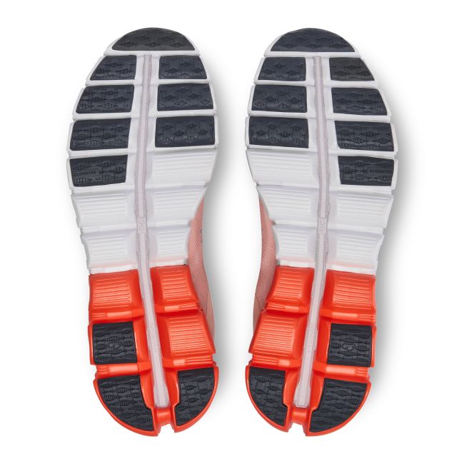 On Cloudflow - pantofi sport pentru femei - portocaliu deschis Rose Fiji portocaliu inchis alb