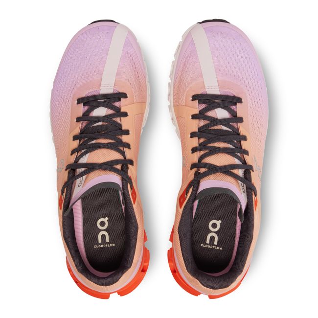 On Cloudflow - pantofi sport pentru femei - portocaliu deschis Rose Fiji portocaliu inchis alb