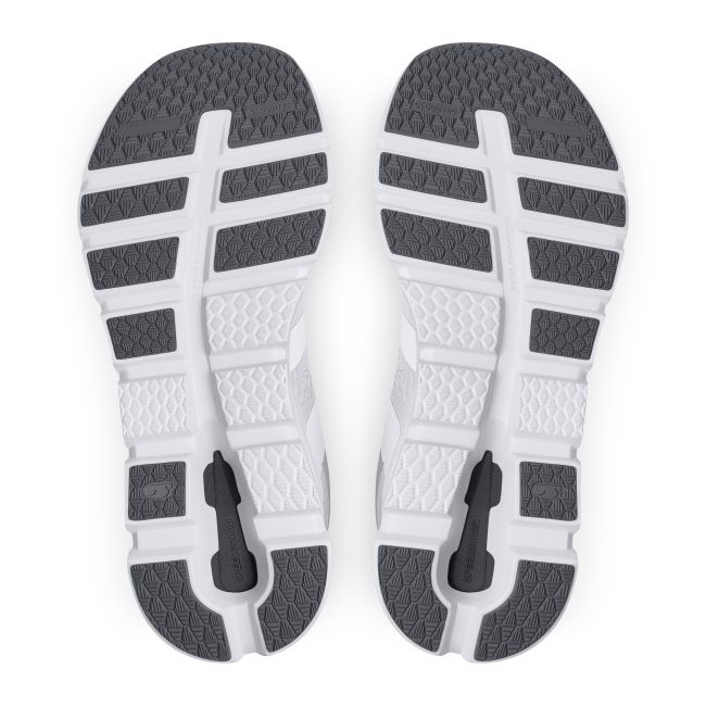On Cloudrunner - pantofi alergare pentru femei - alb gri deschis