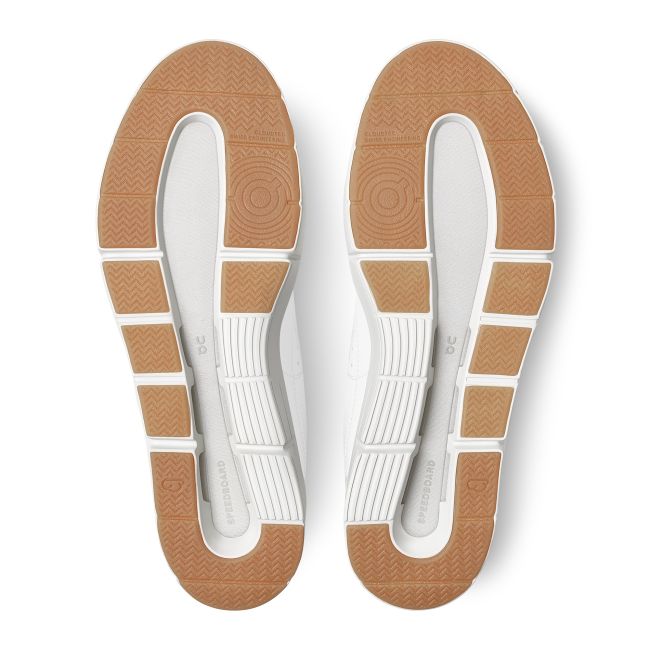 On The ROGER Clubhouse - pantofi sport pentru barbati - gri deschis Sand alb
