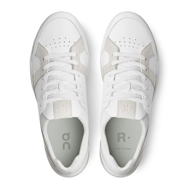 On The ROGER Clubhouse - pantofi sport pentru barbati - gri deschis Sand alb