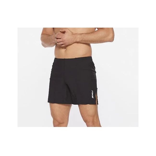 2XU - Pantaloni scurti de alergare pentru barbati Light Speed 7" Cover Shorts - negru reflectorizant
