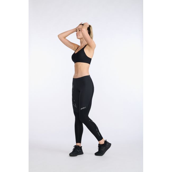 2XU - colanti compresie femei pentru iarna Wind Defence - negru