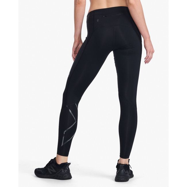 2XU - colanti compresie femei pentru iarna Wind Defence - negru