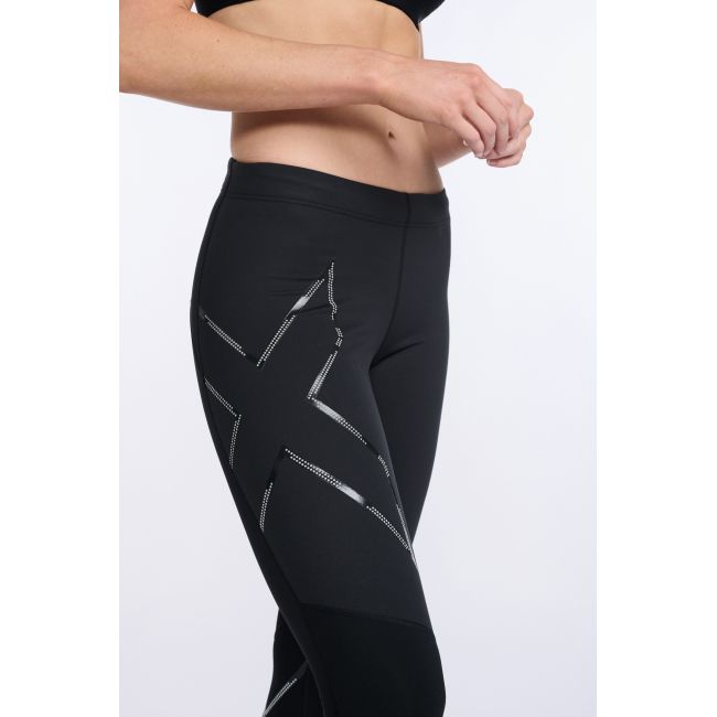 2XU - colanti compresie femei pentru iarna Wind Defence - negru