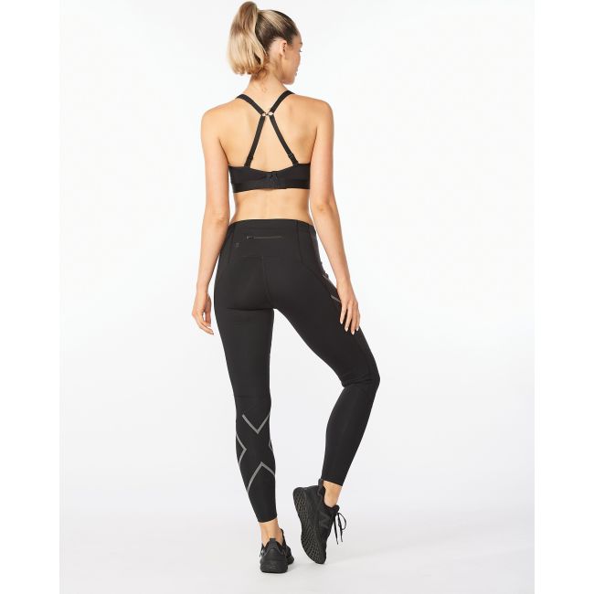 2XU - colanti compresie femei pentru iarna Wind Defence - negru