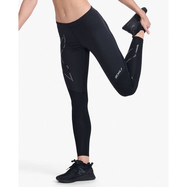 2XU - colanti compresie femei pentru iarna Wind Defence - negru