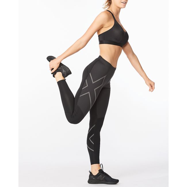 2XU - colanti compresie femei pentru iarna Wind Defence - negru